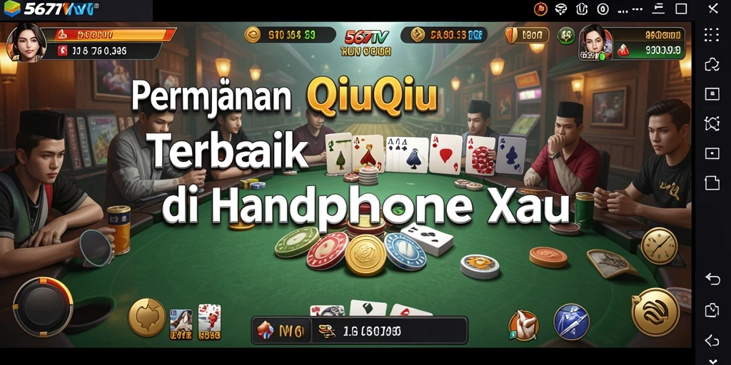 Screenshot 567TV menampilkan gameplay QiuQiu yang seru dan menegangkan.