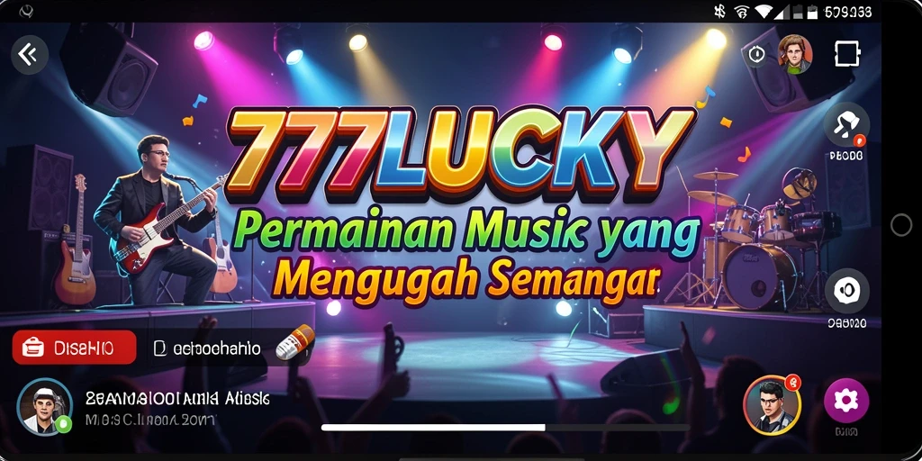 Tampilan gameplay menarik di 777LUCKY dengan berbagai pilihan lagu.