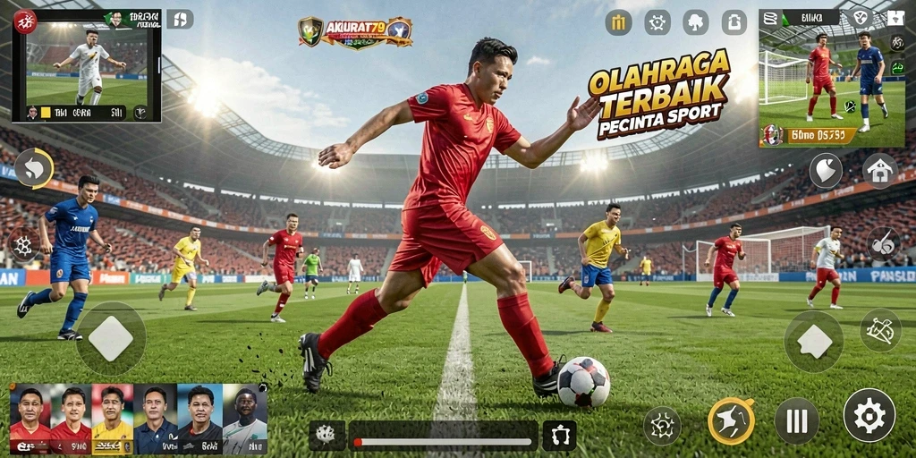 Tampilan gameplay yang seru dan penuh aksi di AKURAT79.