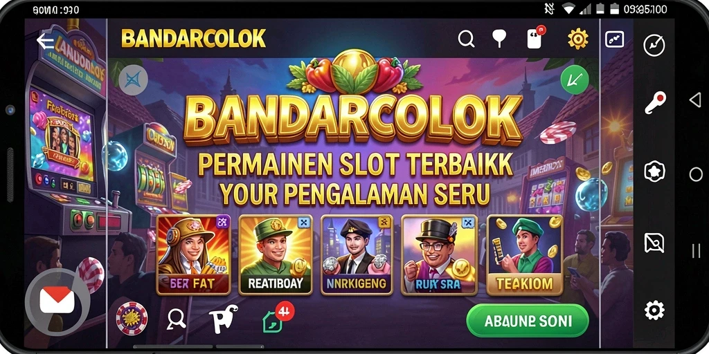 Screenshot utama BANDARCOLOK menampilkan gameplay Slot yang menarik.