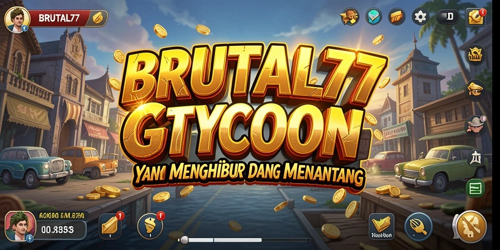 Tampilan gameplay BRUTAL77 yang menarik dan dinamis.