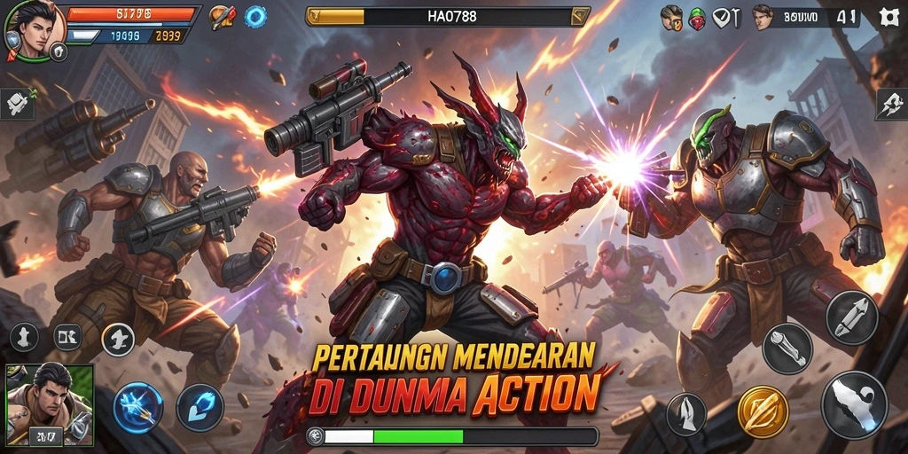 Gameplay HAO788 dengan pertarungan yang mendebarkan dan grafis menakjubkan.