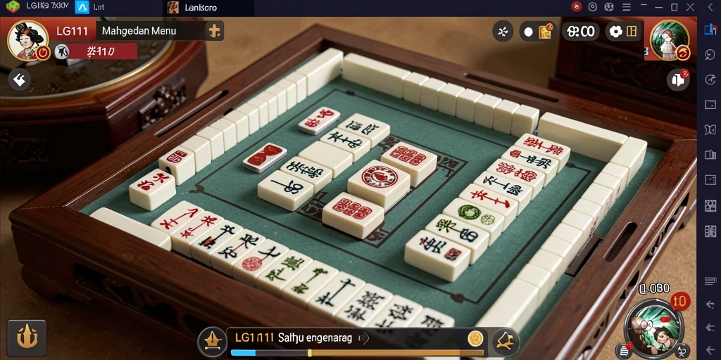 Tampilan gameplay Mahjong yang menarik dan menyenangkan di LG111.