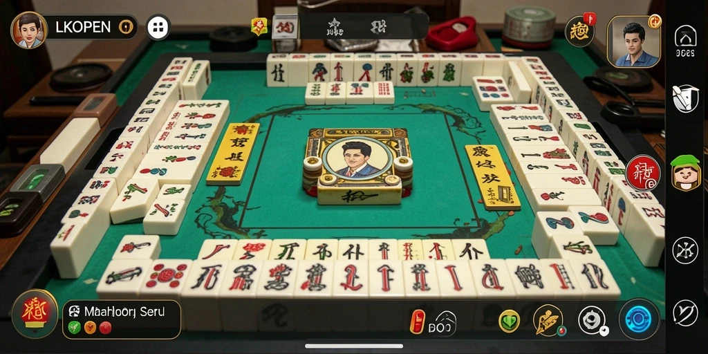 Gameplay seru Mahjong di LKOPEN dengan grafis yang menakjubkan.