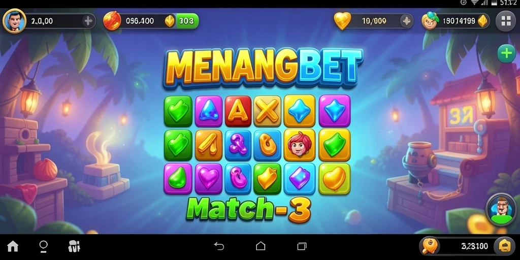 Tampilan gameplay <strong>MENANGBET</strong> yang menarik dan penuh warna.