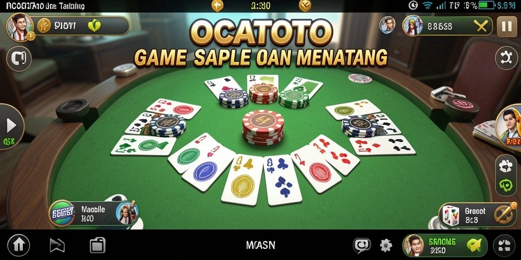 Tampilan gameplay seru di OCATOTO, nikmati setiap detiknya!
