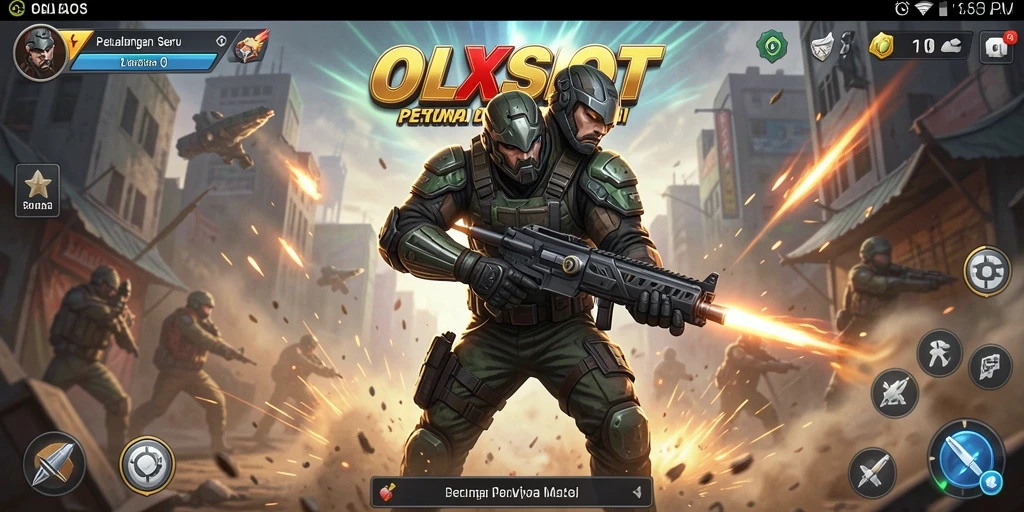 Tampilan gameplay OLXSLOT yang menegangkan dan penuh aksi.