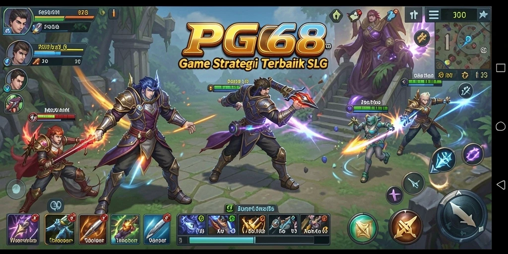 Tampilan gameplay menarik dari PGG68 dengan strategi mendalam.