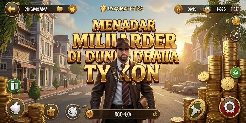 Menampilkan gameplay Tycoon yang menarik dan adiktif.