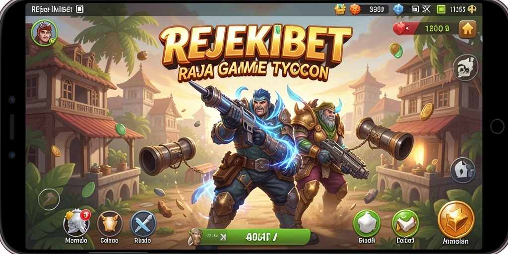 Tampilan gameplay Tycoon yang menarik dan mendalam.