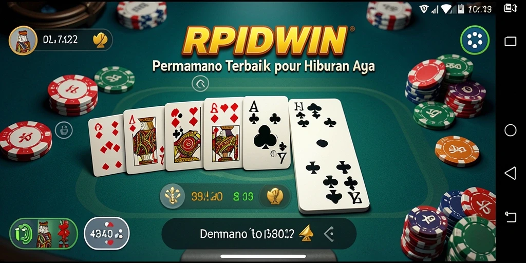 Screenshot RPIDWIN menampilkan aksi seru permainan Domino.