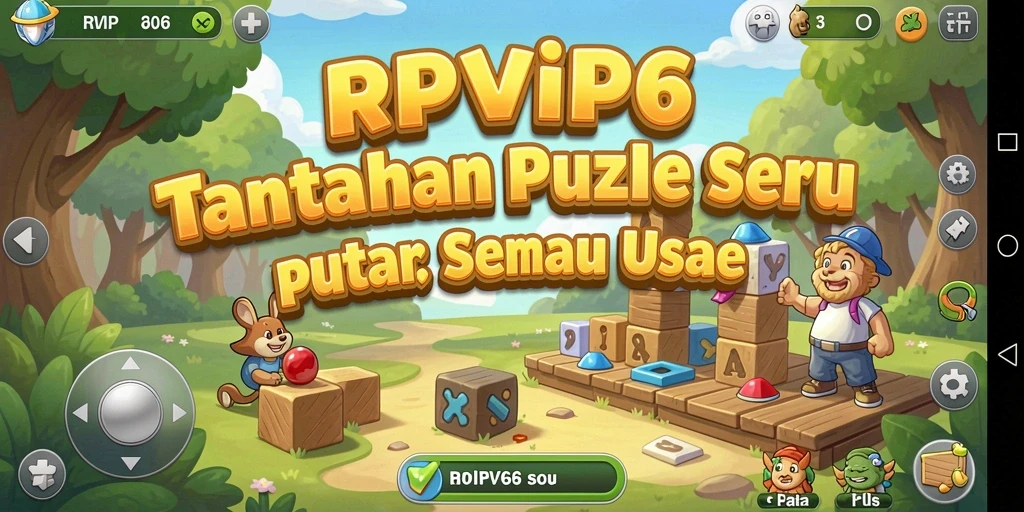Tampilan gameplay RPVIP6 yang menarik dengan teka-teki yang menantang.