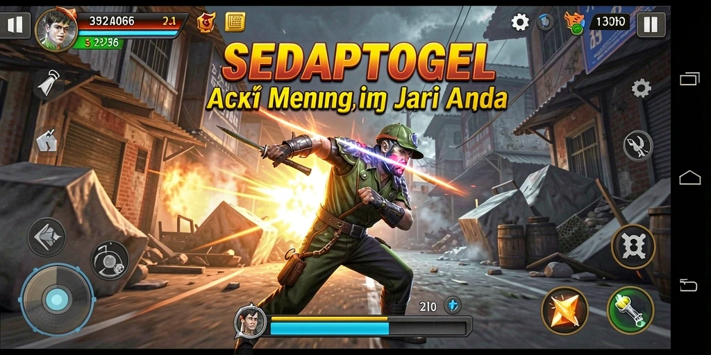 Tampilan gameplay SEDAPTOGEL yang penuh aksi menegangkan.