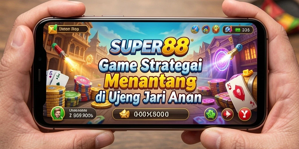 Tampilan gameplay SUPER88 yang menarik dalam menyusun strategi.