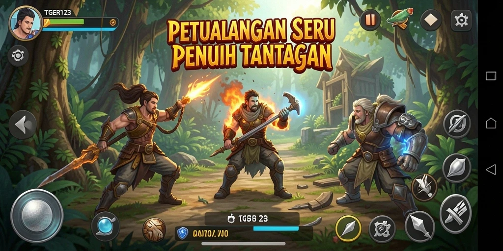 Tangkapan layar TGER123 menampilkan aksi mendebarkan dalam petualangan penuh warna.